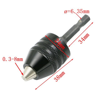 0,3-8mm Phạm vi kẹp Máy khoan điện Phù hợp với Chuck Mài điện Chuck Phụ kiện mài điện nhỏ Đầu mài điện