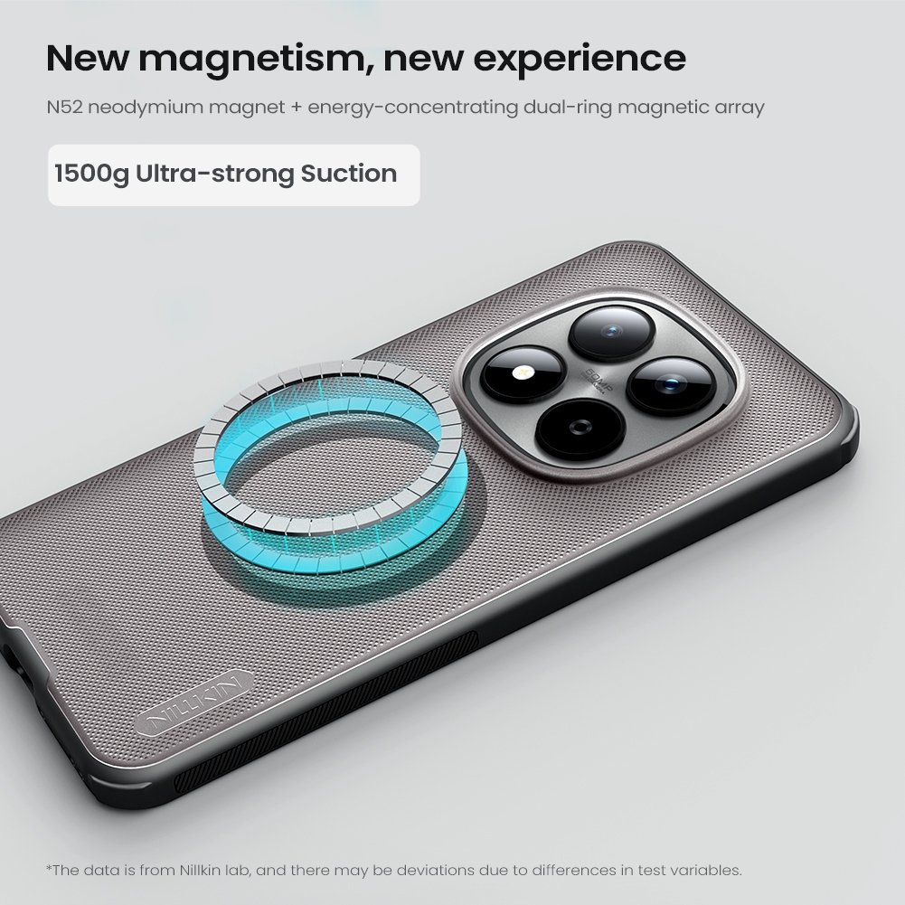 Nillkin Cho Xiaomi Poco M8 Pro / Redmi Note 15 Pro Plus / 15 Pro + Super Frosted Shield Pro Ốp Lưng Nhựa Mờ Từ Tính Vỏ Điện Thoại Vỏ Bảo Vệ