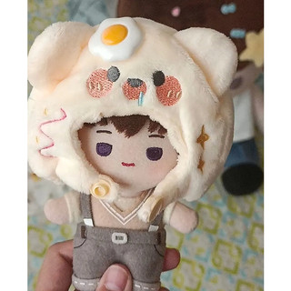 Rau Sandwich Chiên Trứng Gấu 10cm chiikawa Búp Bê Sang Trọng Mũ Đội Đầu Dễ Thương Vui Vẻ Búp Bê Mũ Đội Đầu