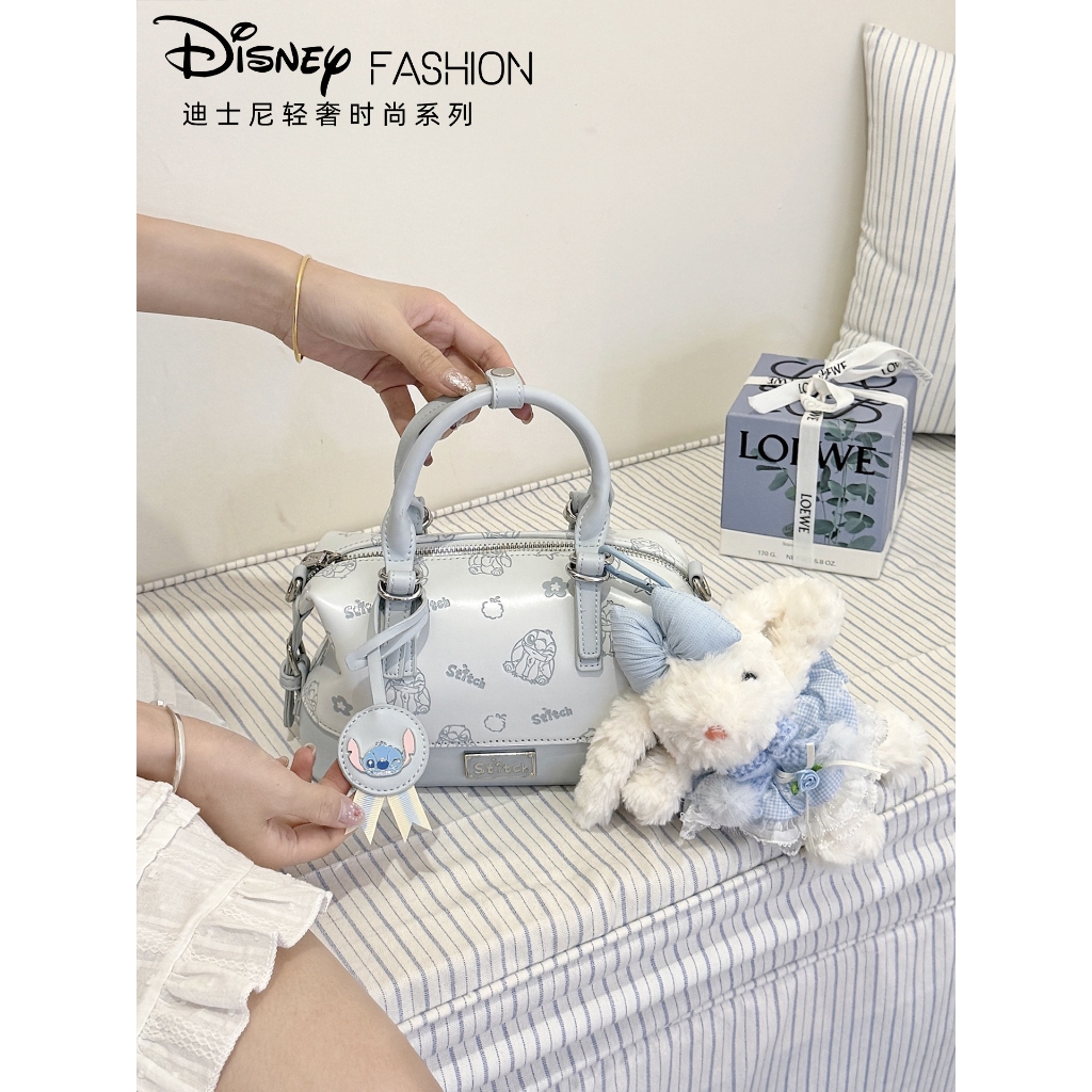 Disney Chính Hãng Stitch Series Hợp Thời Trang Phù Hợp Với Đa Năng Túi Đeo Vai Nữ Dung Tích Lớn