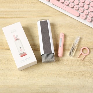Bộ dụng cụ sạch 7in1 / 8in1 cho máy tính xách tay PC màn hình bàn phím tai nghe Bộ bàn chải làm sạch tai nghe