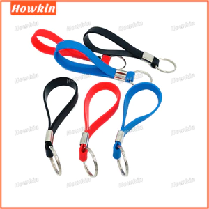 Móc khóa ô tô bằng silicon Vòng chìa khóa xe máy Giá đỡ chìa khóa cao su mềm thời trang