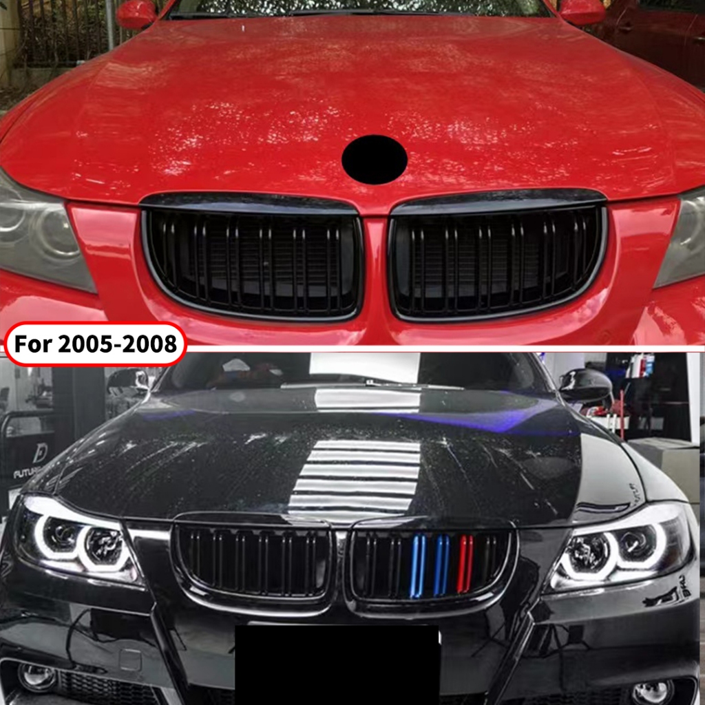 Dành Cho Xe BMW E90 E91 3 Series 2005 2006 2007 2008 2009 2010 2011 2012 Như 325i 320i 330i 335i Trước Đầu Vào Thận Lưới Tản Nhiệt Đua Nướng Thể Thao Điều Chỉnh Phụ Kiện Cơ Thể Bộ