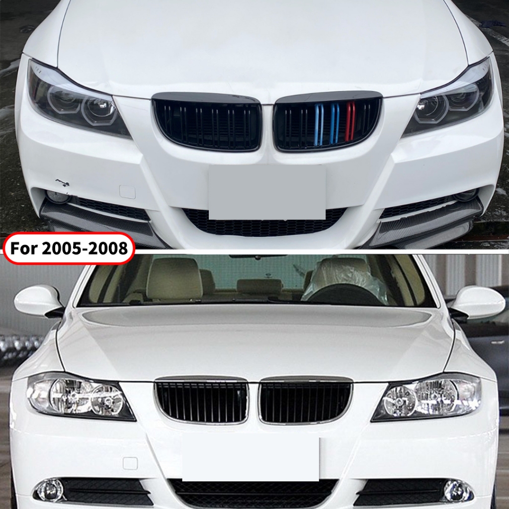 Dành Cho Xe BMW E90 E91 3 Series 2005 2006 2007 2008 2009 2010 2011 2012 Như 325i 320i 330i 335i Trước Đầu Vào Thận Lưới Tản Nhiệt Đua Nướng Thể Thao Điều Chỉnh Phụ Kiện Cơ Thể Bộ