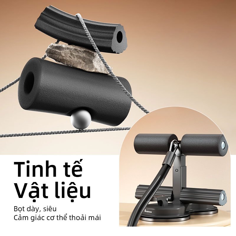 FUYOGI Sit-up Aid Double-Rod T-Bar - Dụng cụ hỗ trợ eo thon gọn và cơ bụng săn chắc