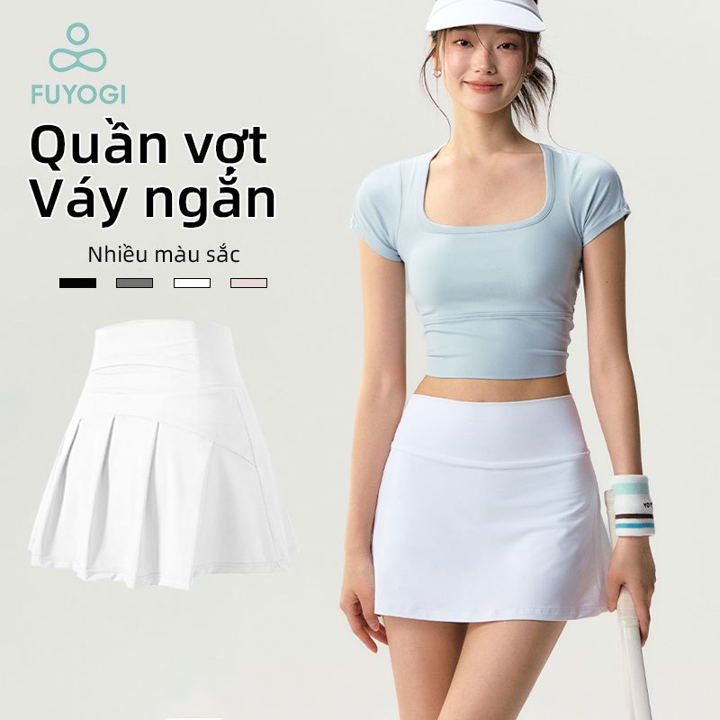 Váy Tennis Nữ Lót Thể Dục Cao Cấp Cho Yoga và Chạy Bộ