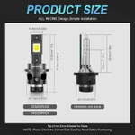 MAXGTRS D1S D3S LED Canbus D2S D4S D1R D2R D3R Đèn Pha 90W 6000K 28000LM Bóng Đèn Xenon Tự Động Thay Thế Cắm & Chạy 12V — ảnh 2