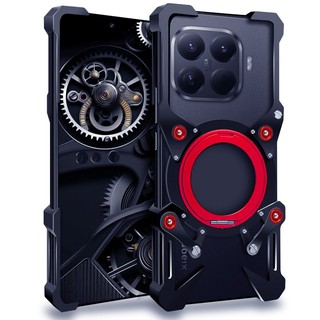 Kim Loại Sang Trọng Hợp Kim Nhôm Giáp Khung Ốp Lưng Điện Thoại Xiaomi 15T Pro MI 15 Siêu Xoay Giá Đỡ Vít Chống Sốc Ốp Lưng
