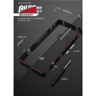 Khung cản kim loại nhôm Vỏ điện thoại cho ZTE Nubia Red Magic 11 Pro Plus Vỏ bảo vệ chống sốc siêu mỏng Vỏ màu đen