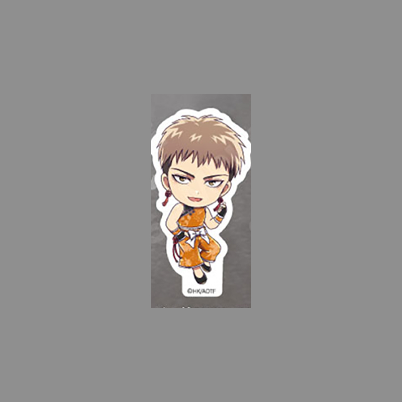 Bộ móc khóa / Standee Attack on Titan phong cách Trung Quốc Chibi Eren, Mikasa, Levi, Erwin Acrylic Hình