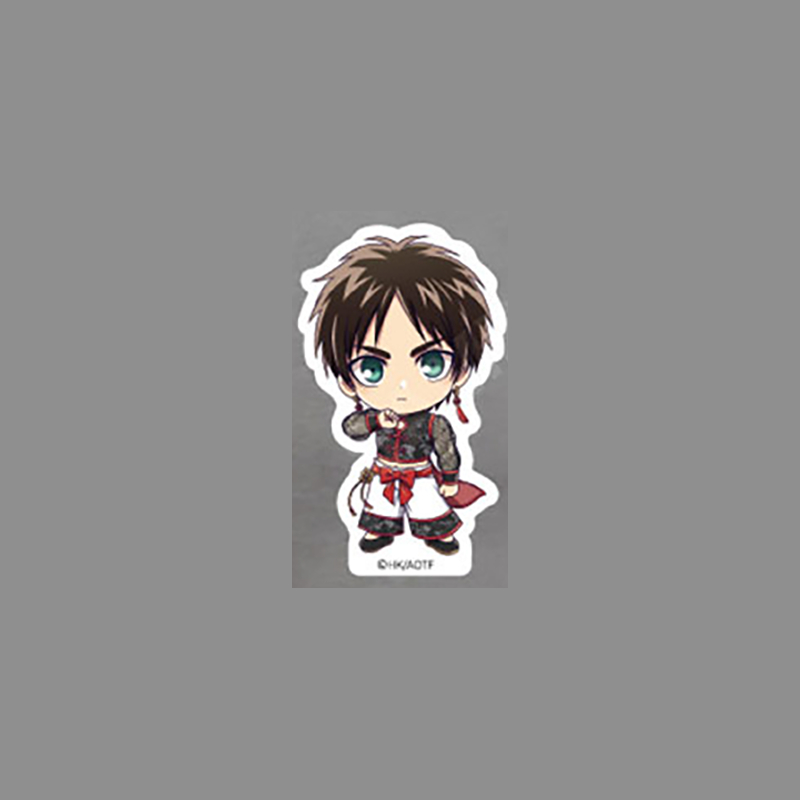 Bộ móc khóa / Standee Attack on Titan phong cách Trung Quốc Chibi Eren, Mikasa, Levi, Erwin Acrylic Hình