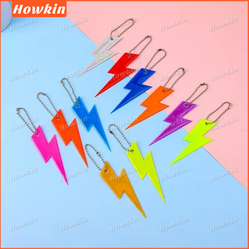 [Sale] Mặt dây chuyền móc khóa phản quang sáng cho túi xách Đồ trang trí dải Người lớn Trẻ em Phụ kiện an toàn ban đêm Móc khóa ô tô
