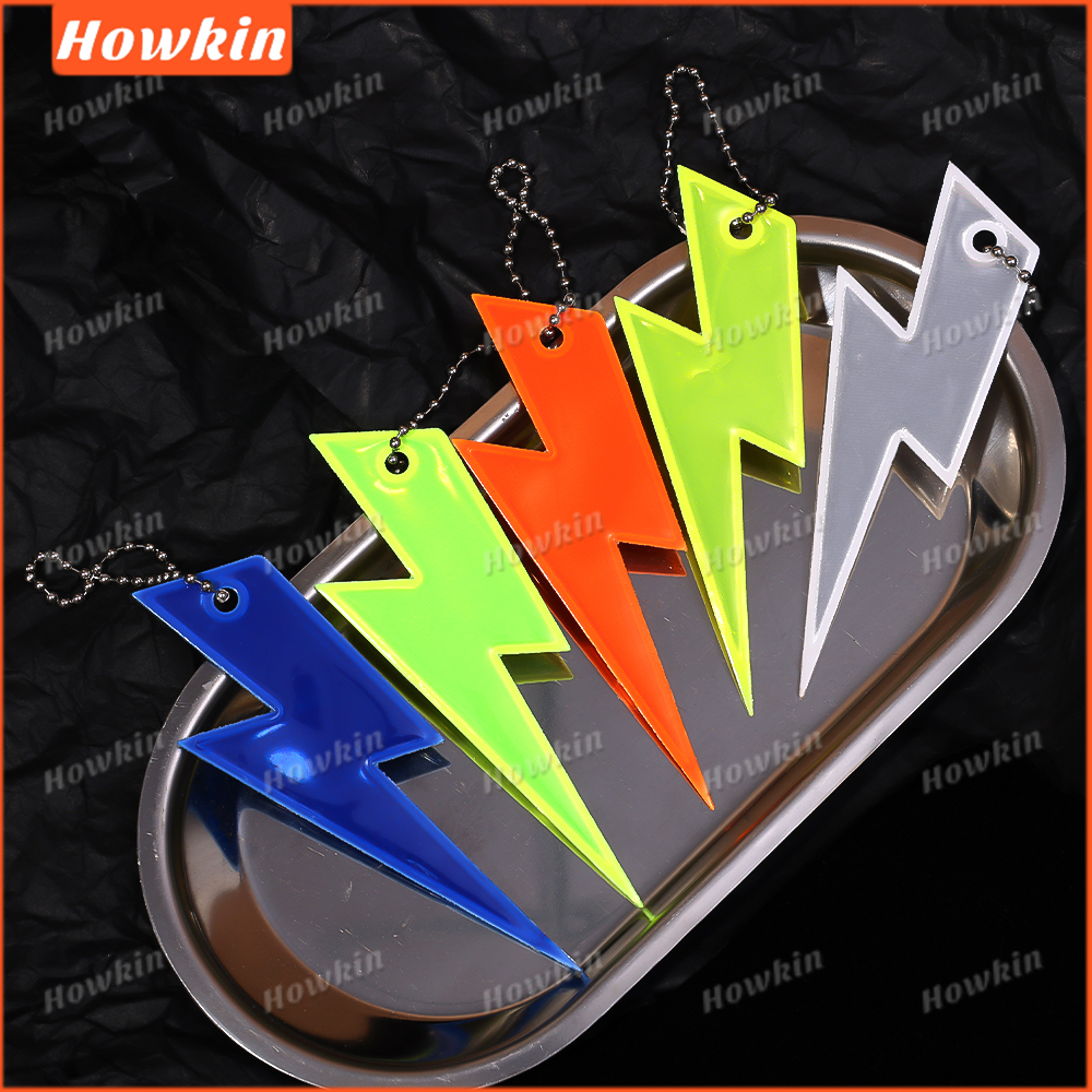 [Sale] Mặt dây chuyền móc khóa phản quang sáng cho túi xách Đồ trang trí dải Người lớn Trẻ em Phụ kiện an toàn ban đêm Móc khóa ô tô