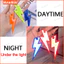 Mặt dây chuyền móc khóa phản quang sáng cho túi xách Đồ trang trí dải Người lớn Trẻ em Phụ kiện an toàn ban đêm Móc khóa ô tô