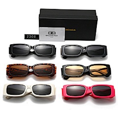 Kính râm unisex phong cách châu Âu và Mỹ, gọng nhỏ vuông tối giản, phù hợp xu hướngpunk và bảo vệ UV400