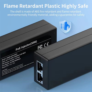 Bộ mở rộng PoE 2 cổng Bộ lặp tín hiệu mạng POE cho bộ mở rộng truyền tải cổng IP với IEEE802.3af / at cho máy ảnh chuyển đổi POE
