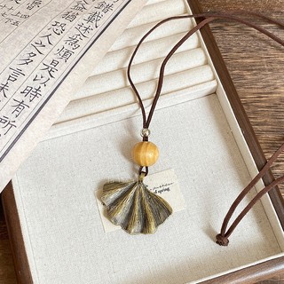 Hạt gỗ Bohemian đính cườm rỗng - Vòng cổ thời trang dành cho nữ