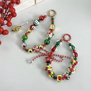 Dây buộc điện thoại di động Dây đeo cổ tay đính cườm Handmade DIY Dây chuyền ngắn Điện thoại di động Dây chuyền chống thất lạc