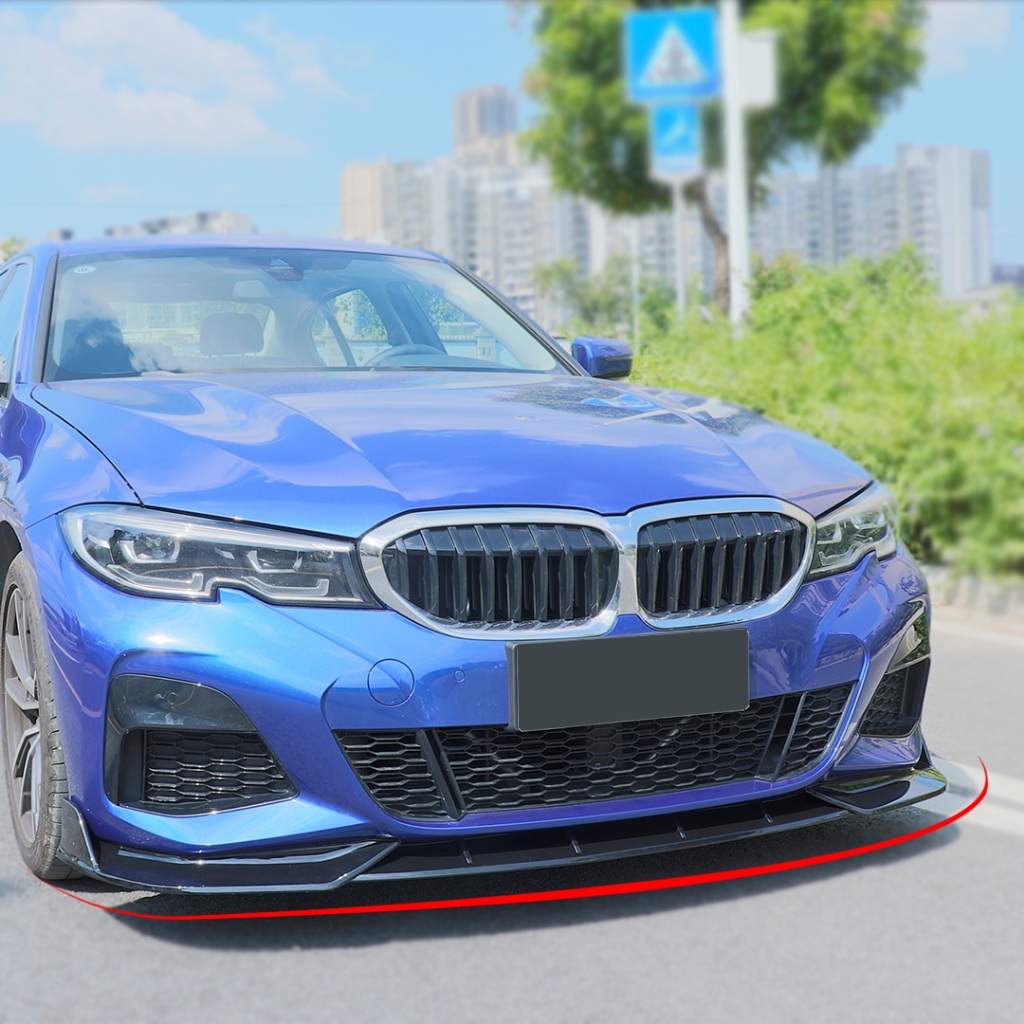 Cản Trước Lip Chin Khuếch Tán Sửa Đổi Facelift Bộ Dành Cho Xe BMW G20 G21 G28 3 Series 2019 2020 2021 2022 M Thể Thao Lưu Diễn Điều Chỉnh