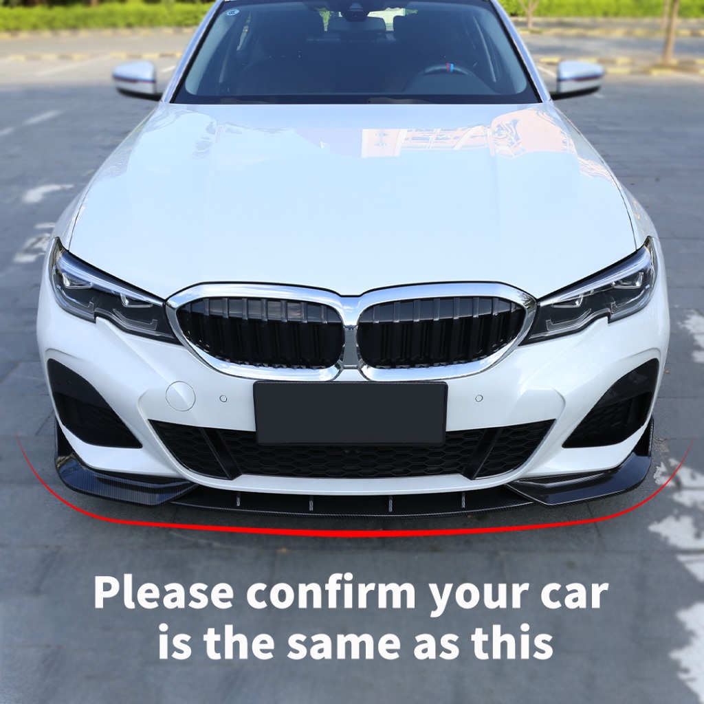 Cản Trước Lip Chin Khuếch Tán Sửa Đổi Facelift Bộ Dành Cho Xe BMW G20 G21 G28 3 Series 2019 2020 2021 2022 M Thể Thao Lưu Diễn Điều Chỉnh