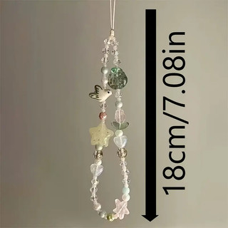 Ngôi sao chim bồ câu dây vòng tay mỏng móc khóa điện thoại di động quyến rũ dây buộc điện thoại di động