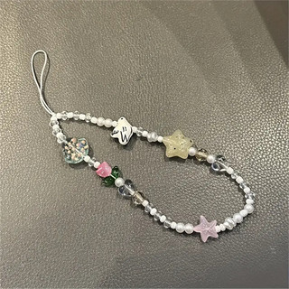 Ngôi sao chim bồ câu dây vòng tay mỏng móc khóa điện thoại di động quyến rũ dây buộc điện thoại di động