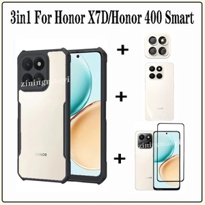 Ốp điện thoại di động chống rơi Honor X7D cho Honor 400 Smart X6C X7C X8C X6B X7B X8B X6A X8A Phim kính cường lực và phim ống kính máy ảnh và phim mặt sau