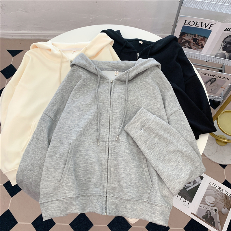 SUXI Áo Hoodie Dáng Rộng Thời Trang Mùa Thu Cho Nữ