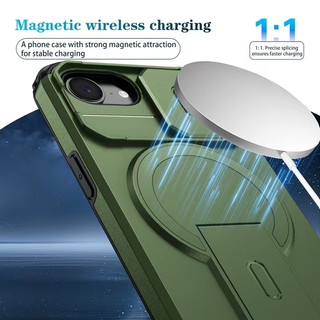 Dành Cho iPhone 16 Pro Max 15 14 Pro 13 Pro Max 15 Plus 16E 14 Pro Max Ốp Điện Thoại Tengfei Giá Đỡ Từ Tính Ống Kính Đẩy Cửa Sổ Chống Sốc Và Chống Rơi PC TPU Vỏ Bảo Vệ Điện Thoại