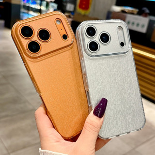 Ống Kính Bảo Vệ Toàn Diện Họa Tiết Gỗ Cam Silicon Mềm Ốp Lưng Điện Thoại iPhone 17Promax 16Promax 11 12 13 14 15 Pro Max Chống Sốc Nữ Điện Thoại Di Động