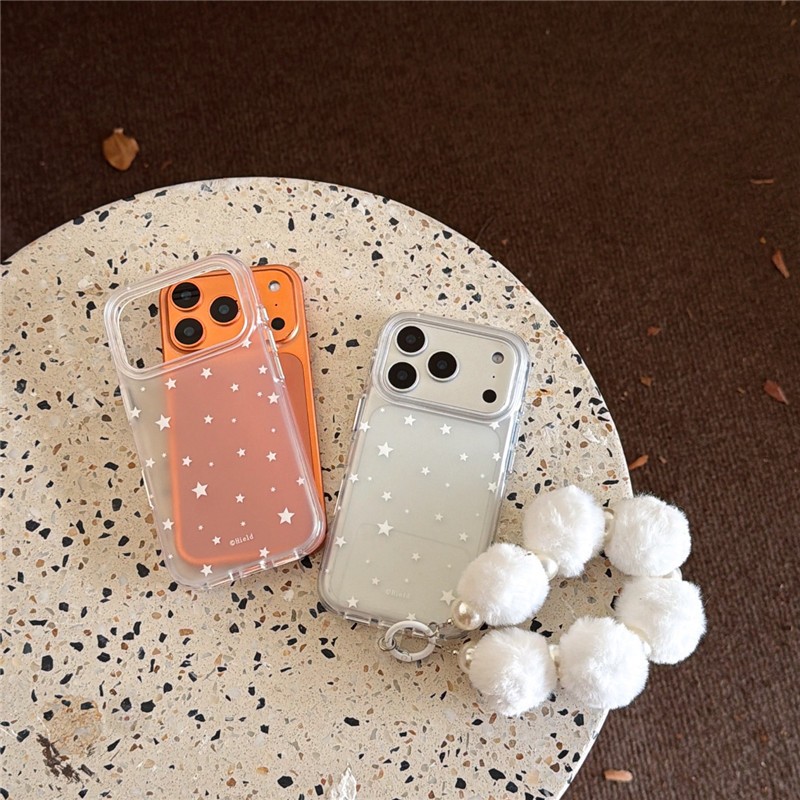 IPhone 17 Pro max 16 Pro max Họa tiết ngôi sao mờ TPU materia IMD quá trình Vỏ điện thoại