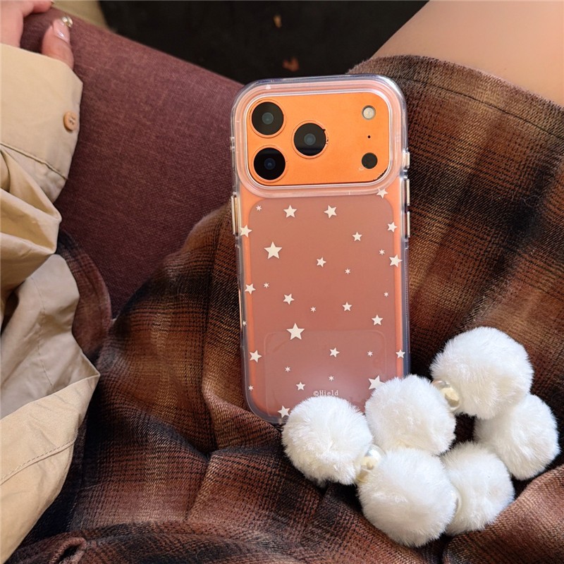IPhone 17 Pro max 16 Pro max Họa tiết ngôi sao mờ TPU materia IMD quá trình Vỏ điện thoại