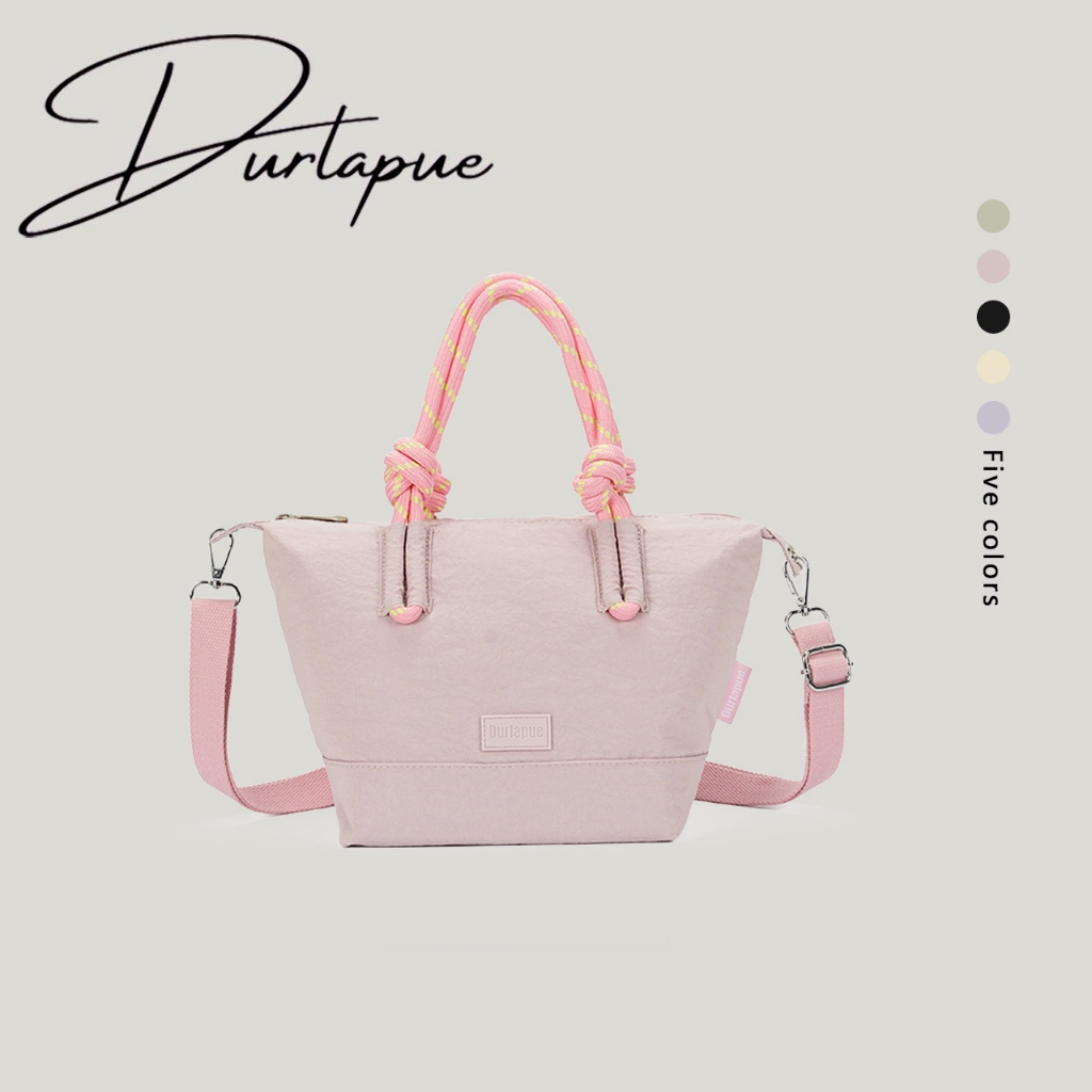 [Durlapue]Túi tote tay cầm dệt đơn giản và nhẹ Túi đeo chéo đi lại hàng ngày mới Túi nhỏ đa chức năng