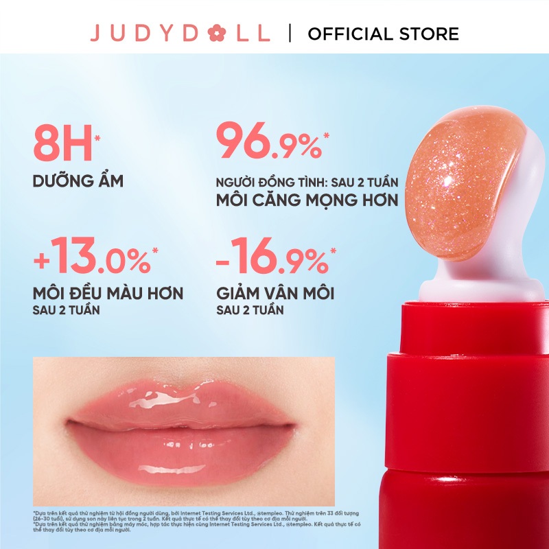 [MỚI] Son Dưỡng Có Màu JUDYDOLL Gummy Peptide Lip Oil Căng bóng Dưỡng ẩm Chống nắng 8ml | BigBuy360 - bigbuy360.vn