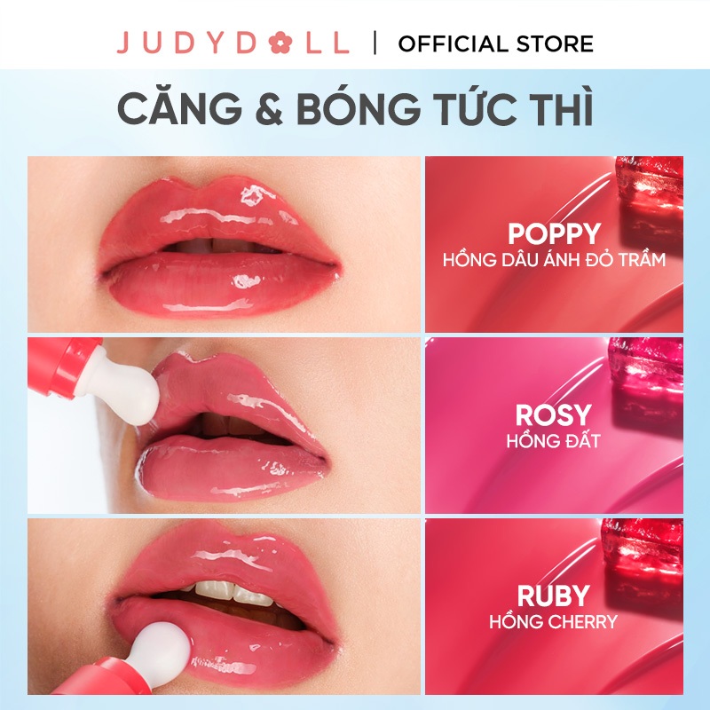 [MỚI] Son Dưỡng Có Màu JUDYDOLL Gummy Peptide Lip Oil Căng bóng Dưỡng ẩm Chống nắng 8ml | BigBuy360 - bigbuy360.vn