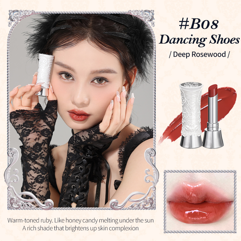 Flower Knows Swan Ballet Series Shine Lipstick Trang điểm môi sắc tố cao 3,5g [Đổi thưởng thành viên Vui lòng không đặt hàng] fk2026