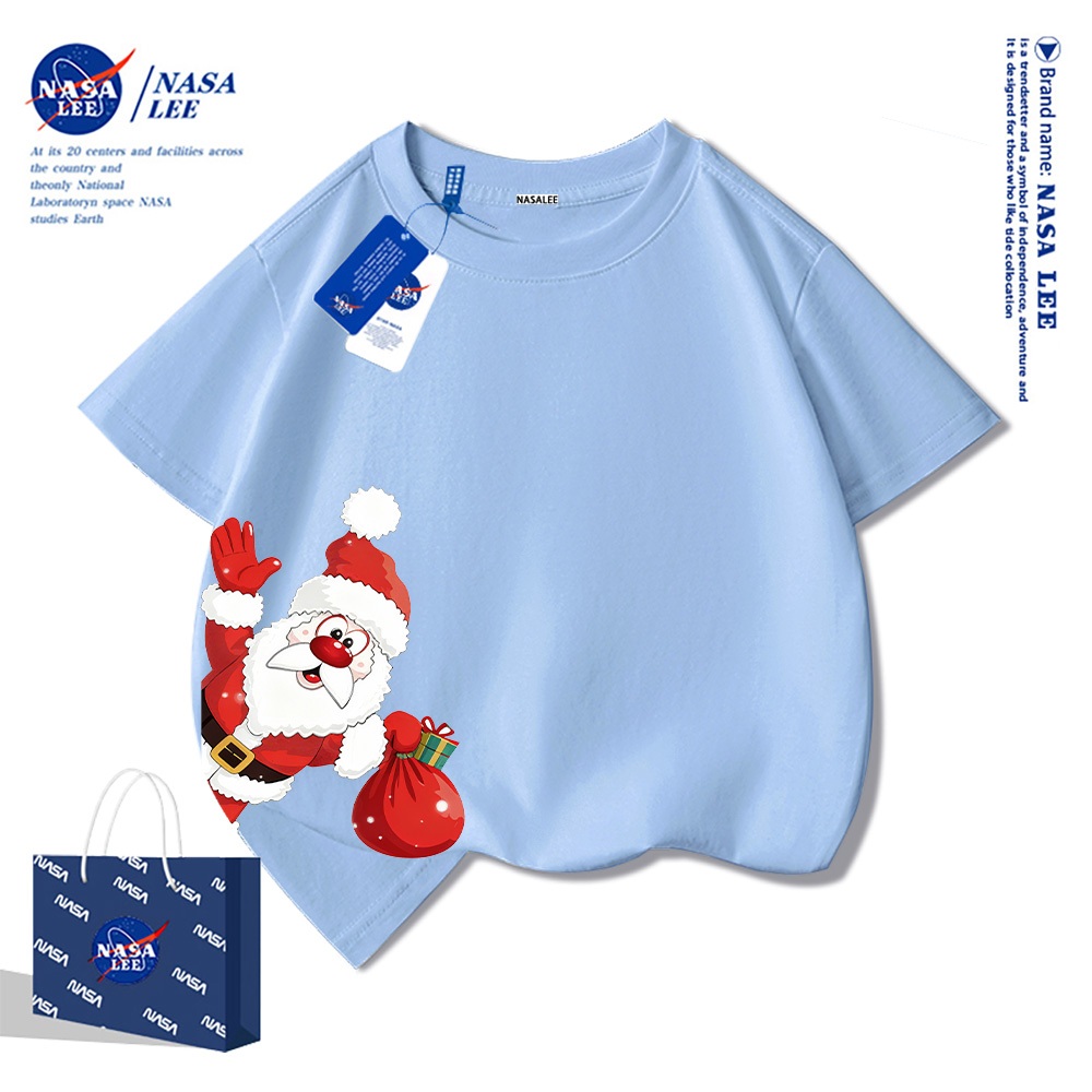🎄 Xu hướng hot 2025 🎄 Áo thun NASA Ông Già Noel Giáng Sinh cho trẻ em — Unisex — Giao hàng ngay