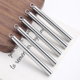 Nhẫn và mặt dây chuyền bằng thép không gỉ, phụ kiện trang sức thủ công