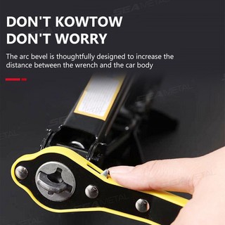 SEAMETAL Car Jack Kit Công cụ cờ lê lốp Xe đa năng Bộ khẩn cấp Tiết kiệm nhân công Chất liệu nặng Jack Cờ lê cho phụ kiện ô tô SUV