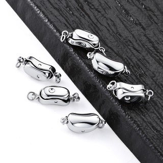Khóa Trang Sức Tự Làm từ Thép Không Gỉ và Ngọc Trai - Phụ Kiện Vòng Tay, Vòng Cổ và Móc Khóa
