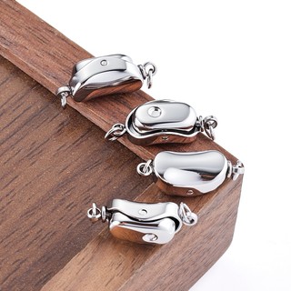 Khóa Trang Sức Tự Làm từ Thép Không Gỉ và Ngọc Trai - Phụ Kiện Vòng Tay, Vòng Cổ và Móc Khóa