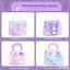 【Kho Hà Nội】🏆Túi Xách Kuromi Sanrio Chính Hãng Có Bản Quyền Cho Bé Gái 4-12 Tuổi | Túi Đeo Vai Dễ Thương Chống Nước | Quà Sinh Nhật Bé Gái