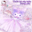 【Kho Hà Nội】🏆Túi Xách Kuromi Sanrio Chính Hãng Có Bản Quyền Cho Bé Gái 4-12 Tuổi | Túi Đeo Vai Dễ Thương Chống Nước | Quà Sinh Nhật Bé Gái