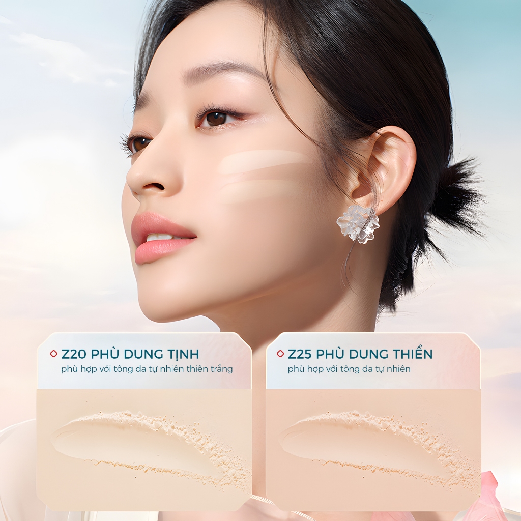 【Livestream】Florasis ( Hoa Tây Tử) Phấn Nén SPF50+ PA +++ Yurong Airbrushed — Che Phủ Hoàn Hảo, Hiệu Ứng Làm Mờ Lỗ Chân Lông & Lì Mịn Lâu Trôi 9g