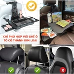 Bàn Khay Ghế Sau Ô Tô, Khay Có Thể Gập Lại Ghế Sau Laptop Bàn Du Lịch Ô Tô, Khay Đựng Thức Ăn Ghế Sau Ô Tô Đa Năng, Bàn Ô Tô Có Giá Đỡ Điện Thoại, Để Làm Việc, Viết, Ăn, Trà — ảnh 3