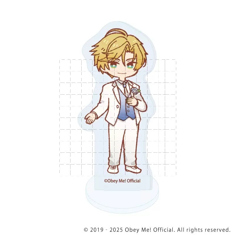 Obey Me Nightbringer Mammon Satan Beelzebub Ajisai Hydrangea Chủ đề hoa Acrylic Standee Hình