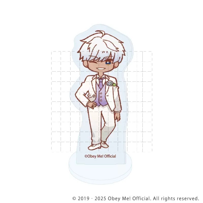 Obey Me Nightbringer Mammon Satan Beelzebub Ajisai Hydrangea Chủ đề hoa Acrylic Standee Hình