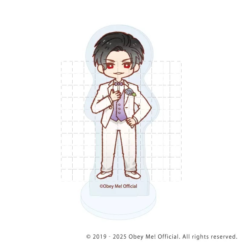Obey Me Nightbringer Mammon Satan Beelzebub Ajisai Hydrangea Chủ đề hoa Acrylic Standee Hình