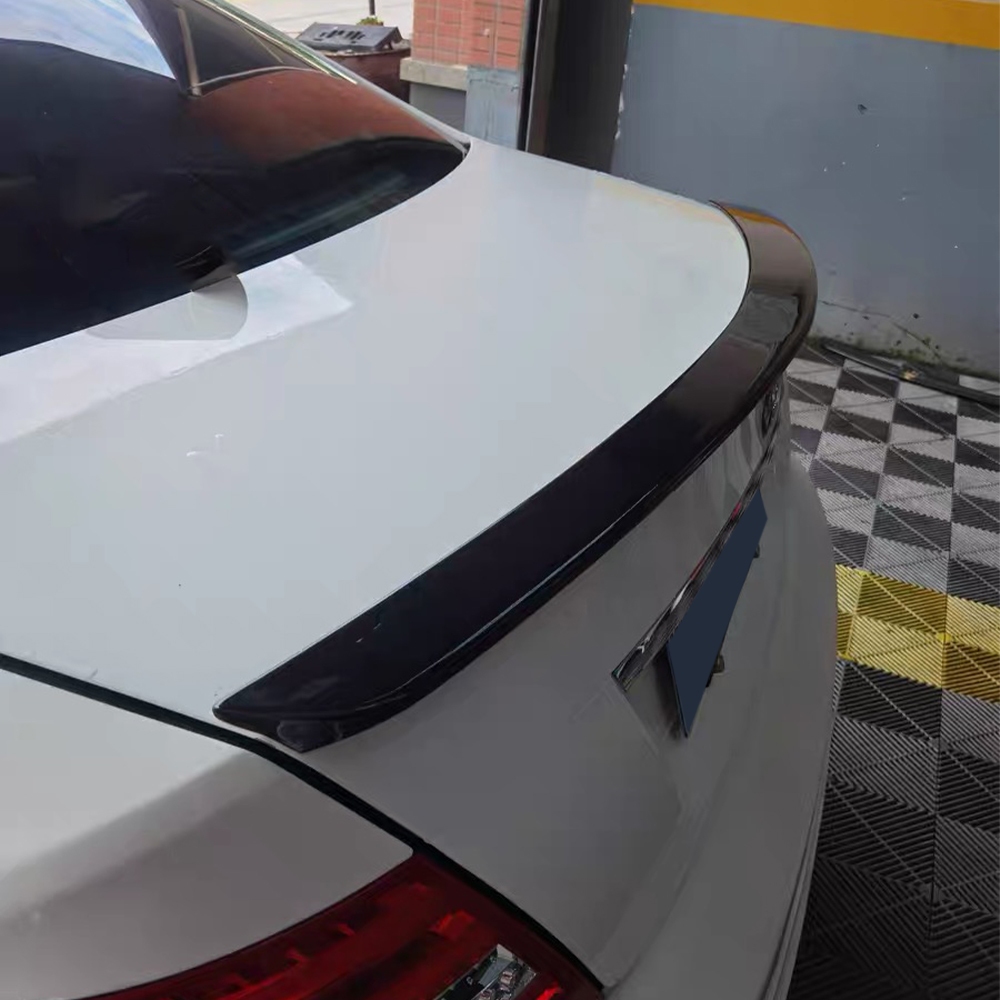 Sửa Đổi Boot Môi Phía Sau Cánh Xẻ Tà Cánh Điều Chỉnh Cho Xe Mercedes Benz C Lớp W204 C204 2007 2008 2009 2010 2011 2012 2013 2014 C180 C200 C220 C260 C300