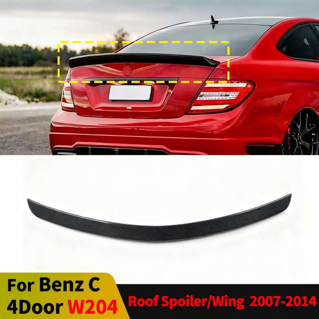 Sửa Đổi Boot Môi Phía Sau Cánh Xẻ Tà Cánh Điều Chỉnh Cho Xe Mercedes Benz C Lớp W204 C204 2007 2008 2009 2010 2011 2012 2013 2014 C180 C200 C220 C260 C300
